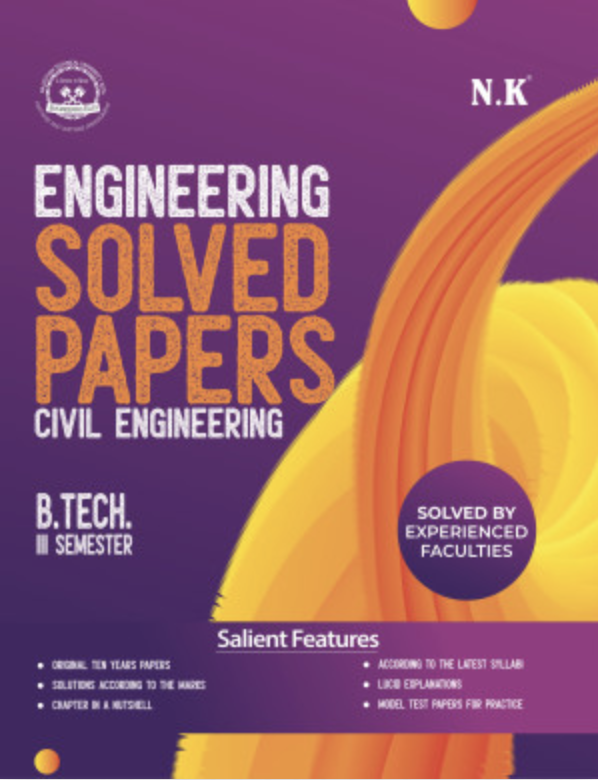 NK RTU B Tech Civil Engineering Solved Papers III Semester
