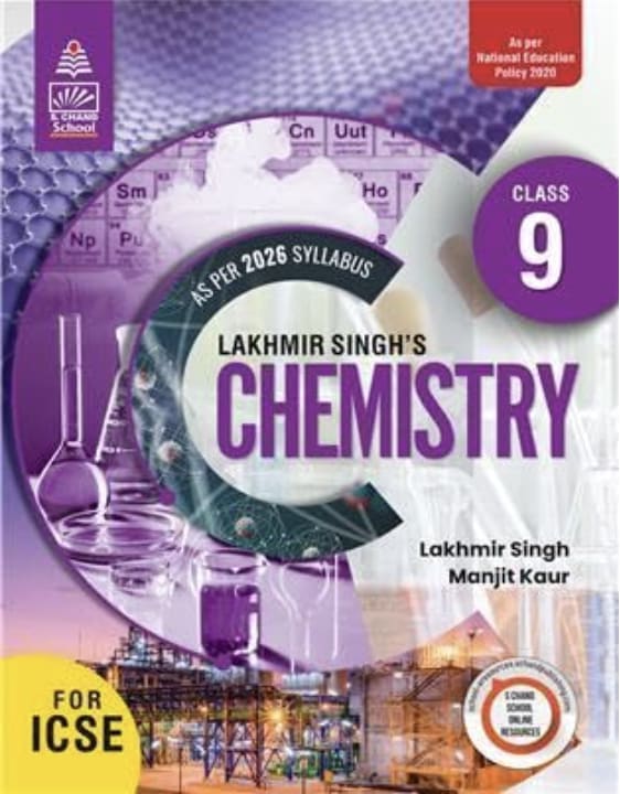 S Chand Lakhmir Singh Chemistry ICSE For Class 9 - Image 1