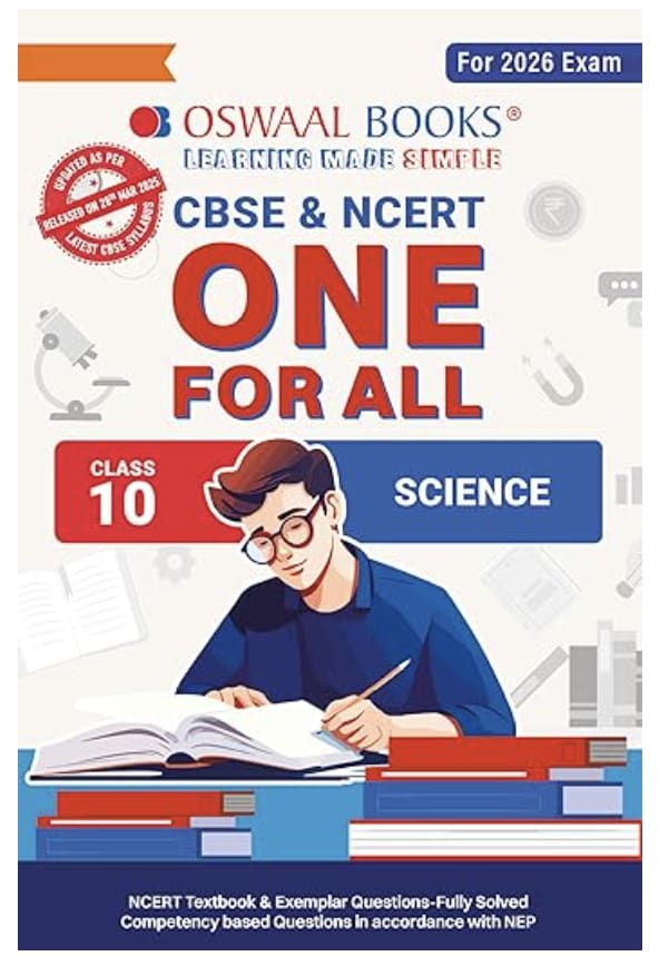 OSWAAL BOOKS CBSE & NCERT ONE FOR ALL CLASS X SCIENCE FOR 2026 EXAM - Image 1