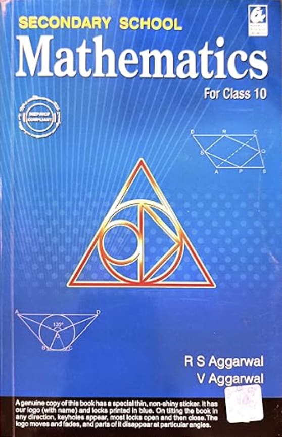 Secondary School Mathematics for Class 10 CBSE by RS Aggarwal - Image 1