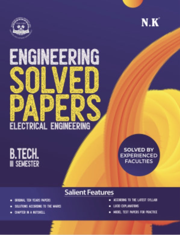 NK RTU B Tech Electrical Engineering Solved Papers III Semester - Image 1